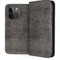 Dark Iron Grey Concrete iPhone 15 Pro Folio Case